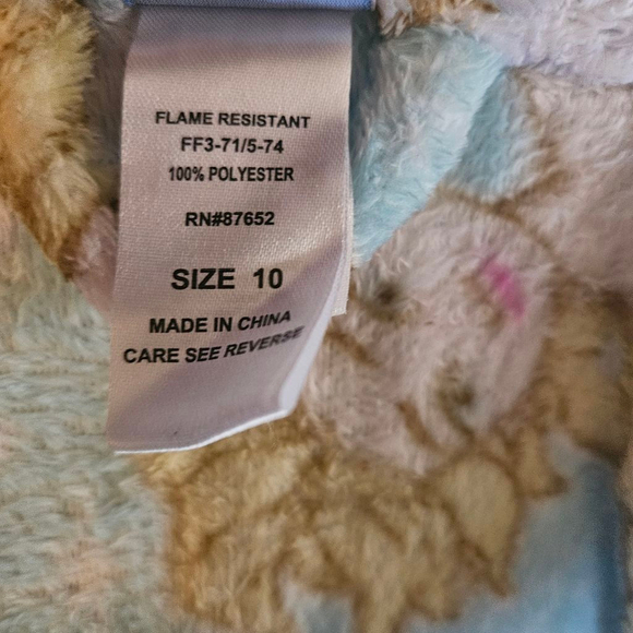 Disney Frozen Elsa 10 Blue Robe with Pockets See Description - Picture 4 of 4